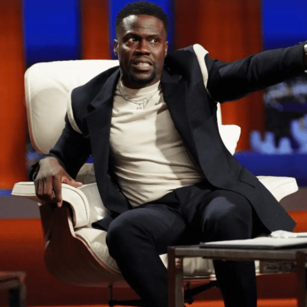 Kevin Hart during Candi's pitch on Shark Tank