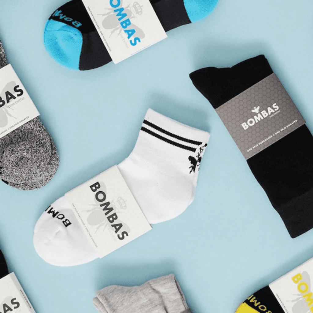 Pairs of Bombas socks