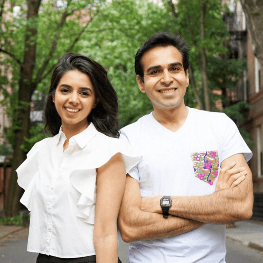 Moment drink founders Aisha Chottani and Faheem Kajee