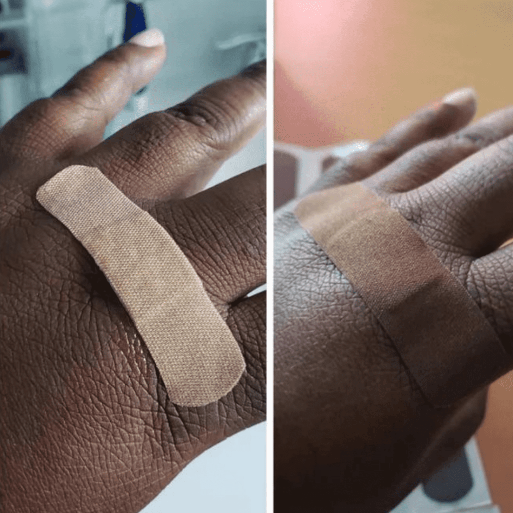 Browndages compared to regular band-aids