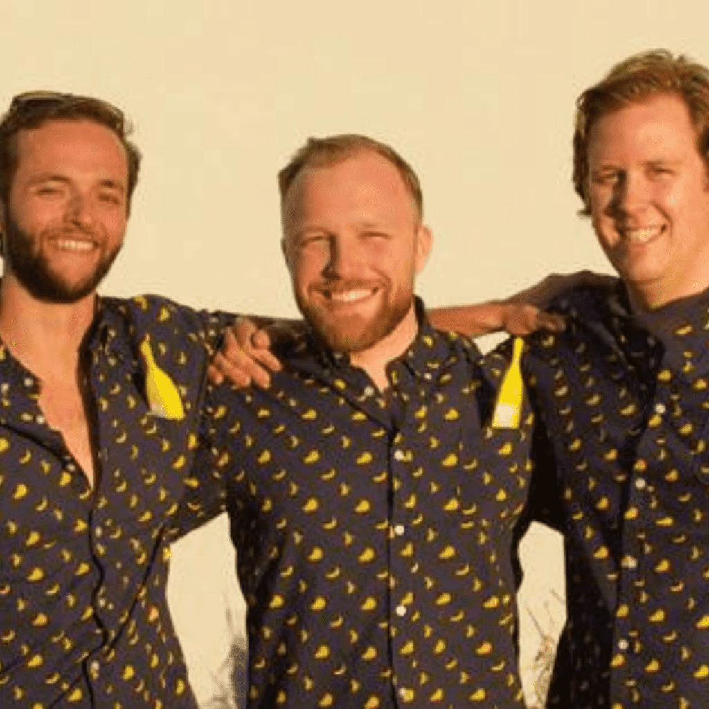 Banana Phone founders Brian Brunsing, Charlie Katrycz, and Max Brown