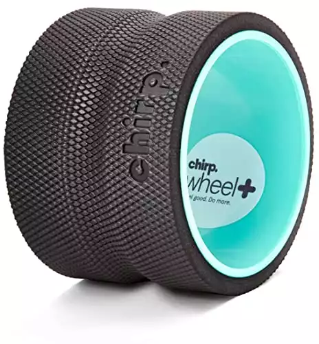 Chirp Wheel+ Foam Roller for Back Pain Relief, Muscle Therapy, and Deep Tissue Massage